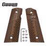 Guuun G10 Grips for Full Size 1911 Magwell Grip Ambi Safety Cut OPS Eagle Wing Texture view 2