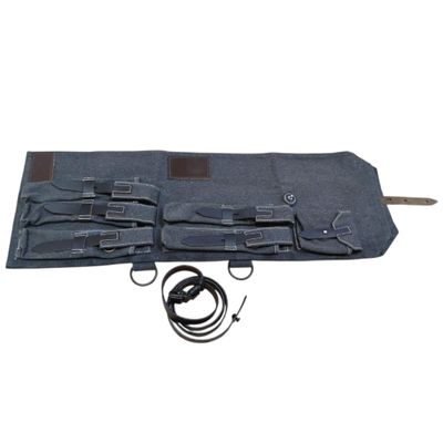 Warcraft Exports German WWII MP 40/MP40 Canvas & Leather Carry Case, MP40 Schmeisser grey W/FREE SLING- REPRO