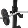 JungleA 550 Lbs Squat/Barbell/Dumbbell Rack,41-66 Inches Pair of Height Adjustable Heavy Duty Steel Rack,Weight Lifting Squat Stand for Home Gym view 4