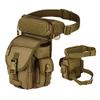 Gexgune Climbing Bags | Waterproof Nylon Tactical Drop Leg Bag Molle System Hunting Tool Waist Pack Belt Thigh Pouch Men Women Military EquipmentJungle Camo view 3