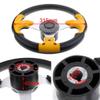 3 Spoke Boat Steering Wheel 12.4inch/31.5cm Dia with Center Cap, Aluminum Alloy, view 3