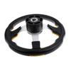 3 Spoke Boat Steering Wheel 12.4inch/31.5cm Dia with Center Cap, Aluminum Alloy, view 4