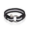 Cord Bracelet For Women | Beautiful Braided Accessory | Womens Chakra Bracelet | Black Colour | Black Shackle S-5-7.25 view 1