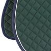 Dover Saddlery DS Quilted All-Purpose Piped Saddle Pad, Size: All-Purpose-A/P, Color: Hunter/White/Navy view 3