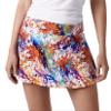 Queen of the Court Splatter Paint Womens Performance Athletic Skirt |Tennis | Running | Training | Pickle Ball Skort (X-Large) view 1