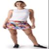 Queen of the Court Splatter Paint Womens Performance Athletic Skirt |Tennis | Running | Training | Pickle Ball Skort (X-Large) view 2