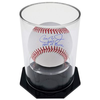 OnDisplay Deluxe UV-Protected Baseball/Tennis Display Case - Round Black Base