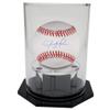 OnDisplay Deluxe UV-Protected Baseball/Tennis Display Case - Round Black Base view 2