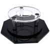 OnDisplay Deluxe UV-Protected Baseball/Tennis Display Case - Round Black Base view 4