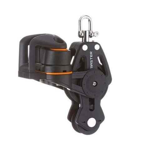 Sailboat Hardware 35mm 1 3/8" Single Swivel Shackle Fiddle Angle Fairlead Cleat Block BP-3521FE