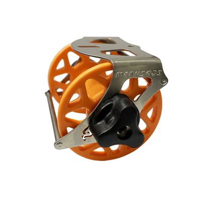 MEANDROS Albatros Plus - Spearfishing Verticle Speargun Reel (Reel Only) (2L (42m Capacity), Orange)