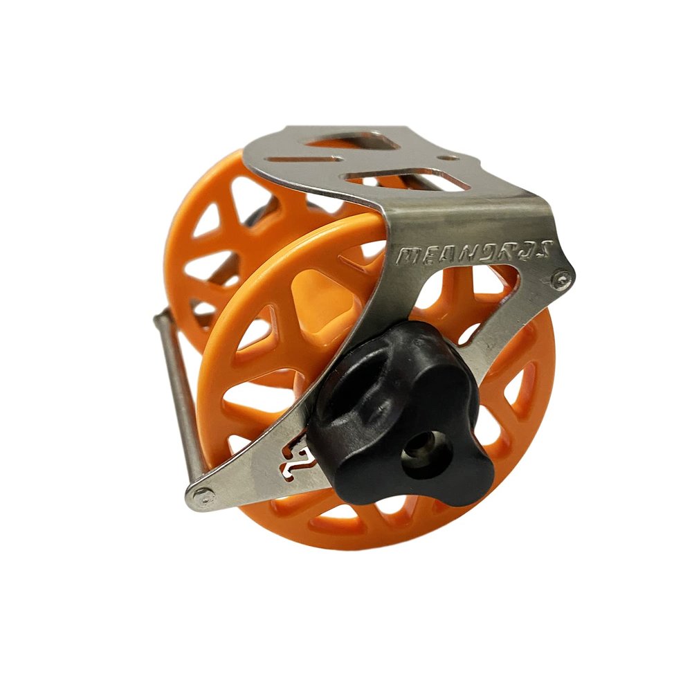 MEANDROS Albatros Plus - Spearfishing Verticle Speargun Reel (Reel Only) (2L (42m Capacity), Orange)