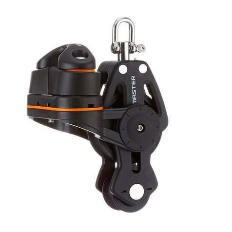 Sailboat Hardware 35mm 1 3/8" Single Swivel Shackle Fiddle Fairlead Cleat Block BP-3521F