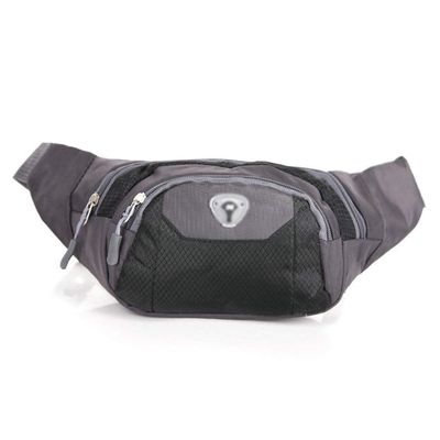 Chest Bag Multi-Function Pocket Messenger Bag Sports Fanny Pack Diagonal Bag Unisex Waist Pack Large-Capacity Pockets VB-29 (Black)