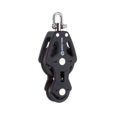PLAIN BEARING BLOCK Sailboat Hardware 60mm 2 1/3" Single Swivel Shackle Fiddle Master BP-0619F