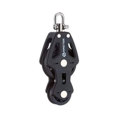 PLAIN BEARING BLOCK Sailboat Hardware 60mm 2 1/3" Single Swivel Shackle Fiddle Master BP-0619F