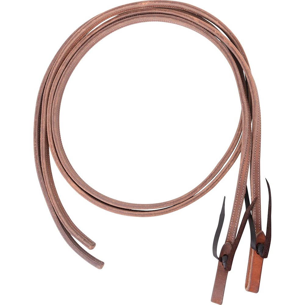 Split Reins 5/8-inch Thick Tied Ends with Double Stitched Light Harness