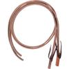 Split Reins 5/8-inch Thick Tied Ends with Double Stitched Light Harness view 1