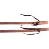 Martin Saddlery Split Reins 5/8-inch Thick Tied Ends with Double Stitched Light Harness and Latigo view 2