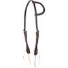 Martin Saddlery Stitched Slip Ear Chocolate Headstall view 1