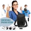First Lifesaver 4-in-1 Nurse Fanny Pack with Medical Gear Pockets, Tape Holder, and Utility Storage for Stethoscopes, Bandage Scissors, and Emergency Supplies, Student and Nurse Use (Black) view 2