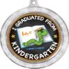 2 1/2" Silver Kindergarten Graduation Medal, Kids Graduation Awards 50 Pack Prime view 2