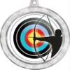 Archery Medal, 2 1/2" Silver Glitter Archery Shooter Medals, Great Archery Awards 50 Pack Prime view 2