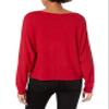 A. Byer Women's Twist Front Pullover Top, Red, M view 2