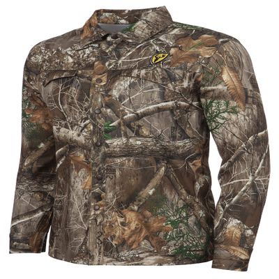 SCENTBLOCKER Shield Series Angatec Long Sleeve Snap Shirt, Hunting Clothes for Men (RT Edge, 3X-Large)