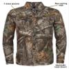 SCENTBLOCKER Shield Series Angatec Long Sleeve Snap Shirt, Hunting Clothes for Men (RT Edge, 3X-Large) view 4