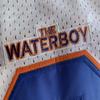 The Waterboy #9 Bobby Boucher Adam Sandler 50th Anniversary Movie Mud Dogs Bourbon Bowl Football Jersey (White, XX-Large) view 3