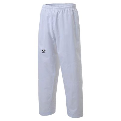 Korea Taekwondo Fighter Pants White Competition MMA Martial Arts UFC Karate Hapkido Gym School Academy Match (180 (Height 170~180cm)(5.57~5.90ft))