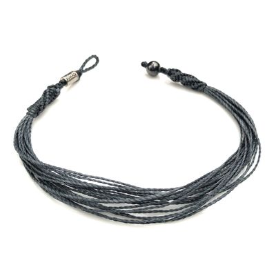 Rumi Sumaq Surfer Anklet Macrame Ankle Bracelet Unisex Woven Beach Foot Jewelry Custom Sized for Men Women and Kids