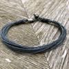 Rumi Sumaq Surfer Anklet Macrame Ankle Bracelet Unisex Woven Beach Foot Jewelry Custom Sized for Men Women and Kids view 4