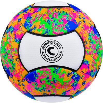 American Challenge Carnaval 18 Panel Soccer Ball (Confetti, 5)