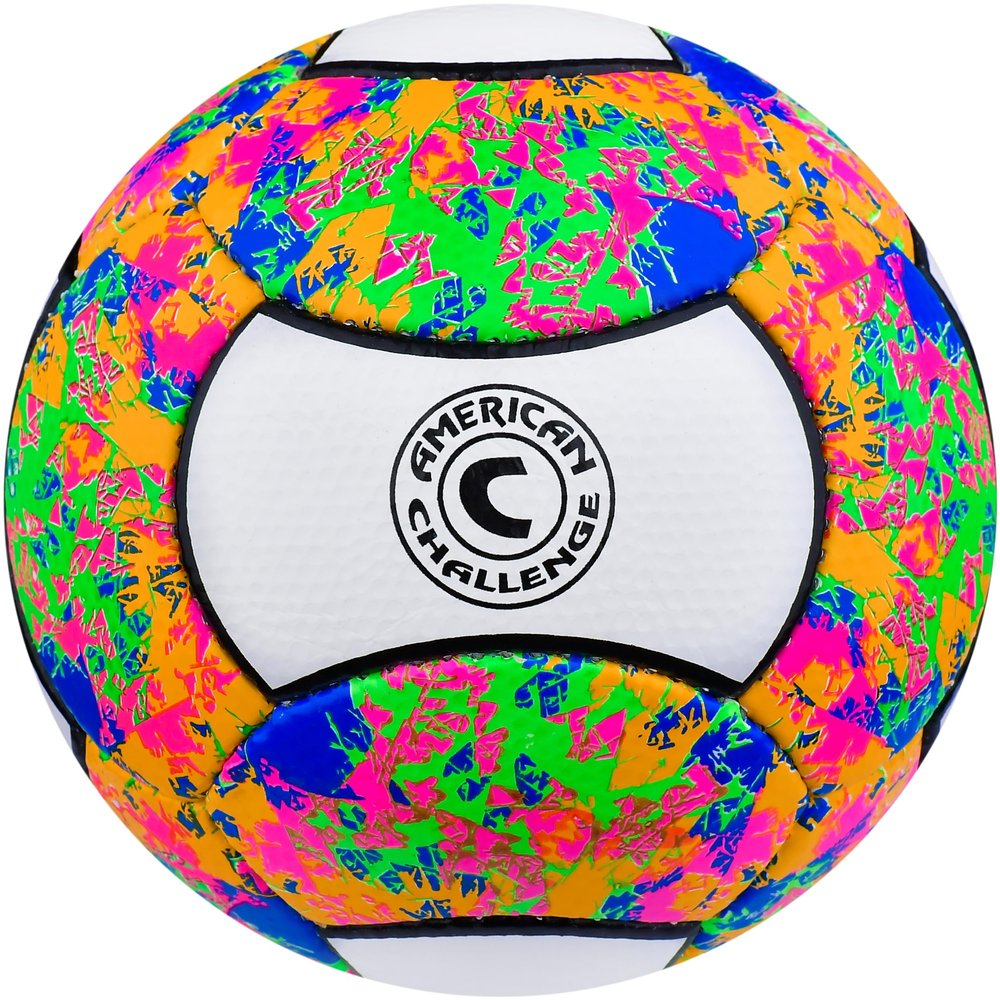 American Challenge Carnaval 18 Panel Soccer Ball (Confetti, 5)