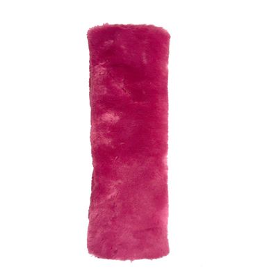 Rhinegold Unisex's Luxe Noseband Cover, Raspberry, One Size