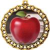 Apple Medal, 2 1/2" Galaxy Star Teachers Apple Medals, Great Education Awards 50 Pack Prime view 2