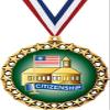 Citizenship Medal, 2 1/2" Galaxy Star Citizenship Medals, Great Citizen Awards 100 Pack view 1