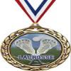 Boys Lacrosse Medals - 2 1/2" Laurel Wreath Lacrosse Sticks Medal - Great Lacrosse Team Awards for Kids 50 Pack Prime view 1