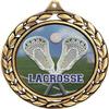Boys Lacrosse Medals - 2 1/2" Laurel Wreath Lacrosse Sticks Medal - Great Lacrosse Team Awards for Kids 50 Pack Prime view 2