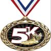 5K Race Medals - 2 1/2" Laurel Wreath 5K Medal - Great Racing Awards for Kids 50 Pack Prime view 1