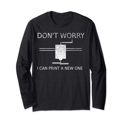 3D Printing | 3D Printer Apparel Gift idea for Geeks Long Sleeve T-Shirt