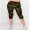 ALWAYS Womens Cargo Capri Jogger Sweatpants with Pockets  Super Soft Stretch Lounge Pants, Casual Joggers for Women, Daily Wear & Travel, Camo 143 M view 3