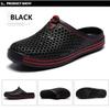 ILINXUAN Womens Mens Bathroom Garden Non-slip Hole Breathable Lightweight Sandals Unisex Beach Quick Drying Sandals Couple Indoor/Outdoor Slippers Black EU 39 view 3