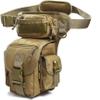 ANTARCTICA Waterproof Military Tactical Drop Leg Pouch Bag Type B Cross Over Leg Rig Outdoor Bike Cycling Hiking Thigh Bag (Brown) view 4