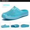 ILINXUAN Womens Mens Bathroom Garden Non-slip Hole Breathable Lightweight Sandals Unisex Beach Quick Drying Sandals Couple Indoor/Outdoor Slippers Light blue EU 38 view 3