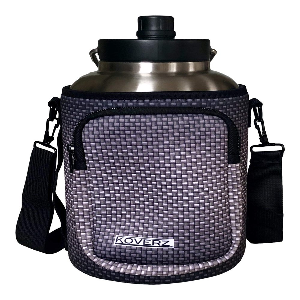 Koverz One Gallon Jug Carrier, Compatible with Yeti & RTIC One Gallon Jugs - Carbon Fiber