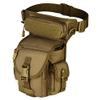Gexgune Climbing Bags | Waterproof Nylon Tactical Drop Leg Bag Molle System Hunting Tool Waist Pack Belt Thigh Pouch Men Women Military EquipmentKhaki view 1