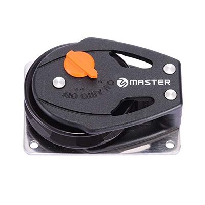 Marine Boat Yacht Sailboat Dinghy 57mm 2 1/4 Inch Ratchet Cheek Block (Right) Small Boat Block Master RA-0509F-R